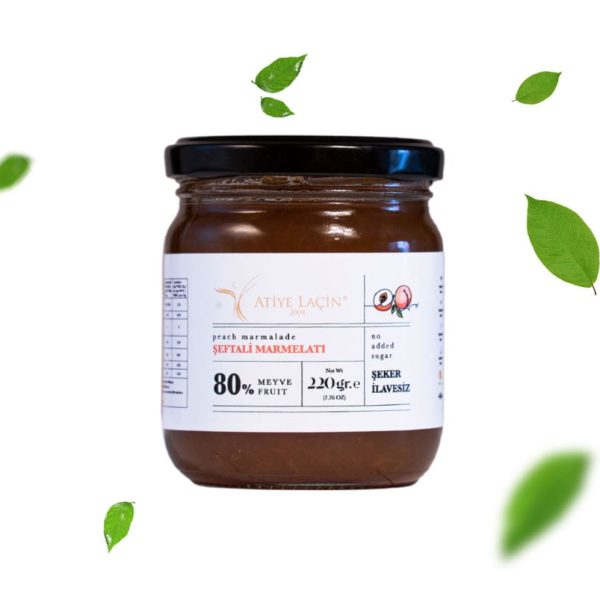 Şeftali Marmelatı 220 gr Şekersiz